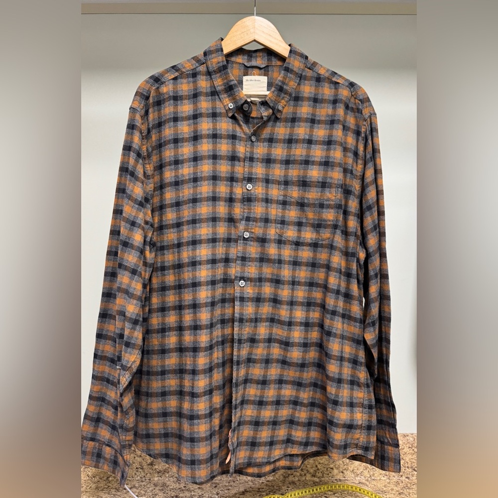 Men’s life after denim, light weight  flannel shirt ￼